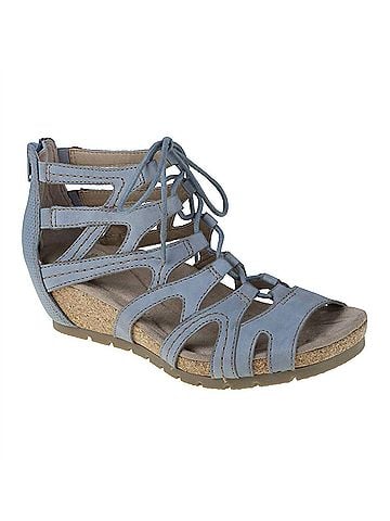 Earth Origins Women's Kendra Kamilla Sandal in Pearl Blue (view 1)
