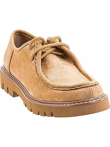 Corkys Women's Fall For It Shoe in Camel Faux Suede (view 2)