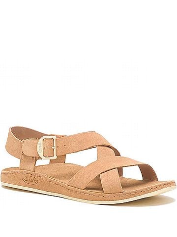 Chaco Women's Wayfarer Sandal in Doe (view 1)