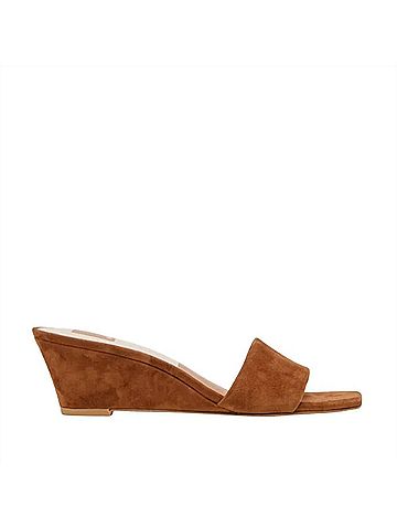 Dolce Vita Women's Qaily Wedges in Brown Suede (view 2)