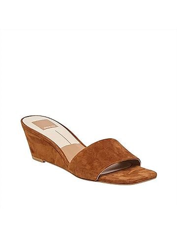 Dolce Vita Women's Qaily Wedges in Brown Suede (view 1)