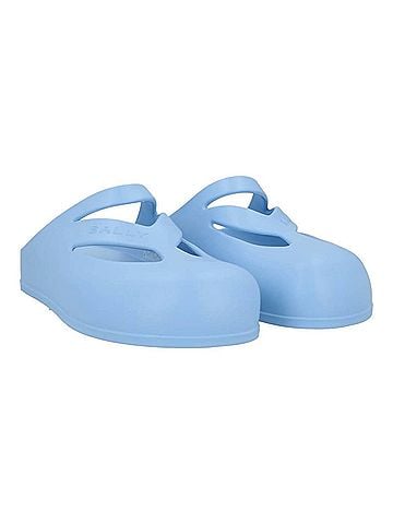 Bally Women's Gimon Logo-Embossed Rubber Clogs in New Nice (view 2)