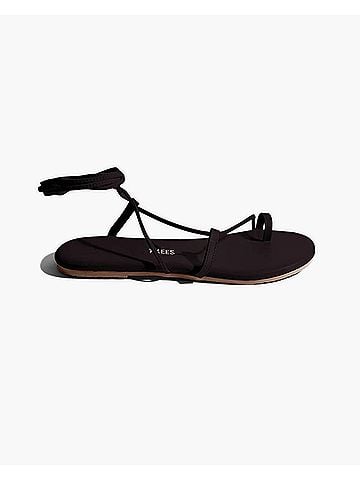 TKEES Women's Jo Wrap Sandal in Black (view 1)