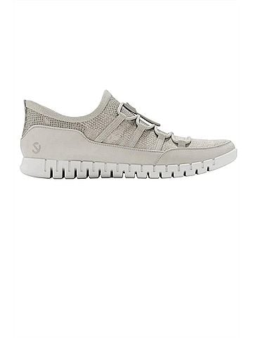 Ecco Women's Gruuv Lite Sneakers in Limestone (view 1)