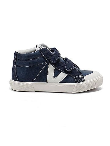 Victoria Boys' Tribu Tiras High-Top Sneakers in Marino (view 1)