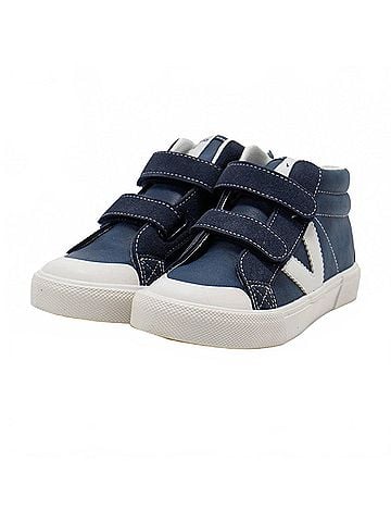 Victoria Boys' Tribu Tiras High-Top Sneakers in Marino (view 2)
