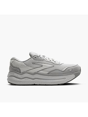 Brooks Women's Ghost Max Se Shoe in Oyster/Alloy/Antartica (view 2)