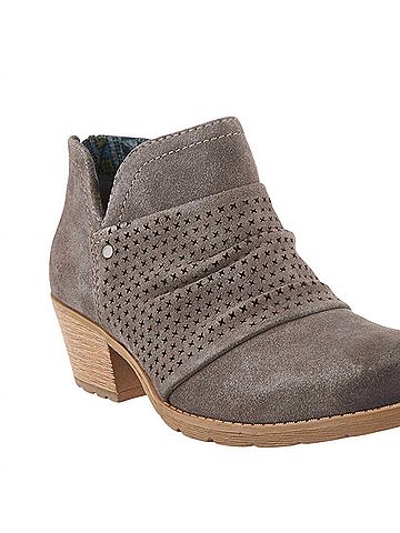 Earth Origins Women's Oakland Amanda Boot in Grey Suede (view 2)