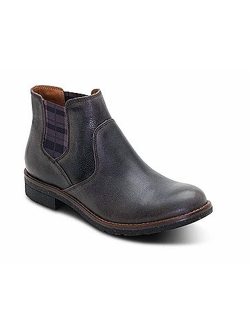 Aetrex Women's Kaylee Boots in Iron (view 1)