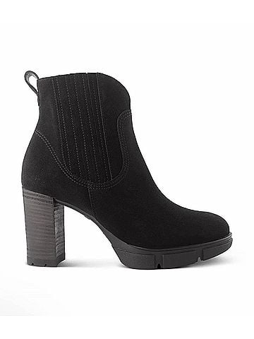 Paul Green Women's Oakley Suede Ankle Boots in Black (view 1)
