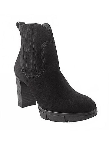 Paul Green Women's Oakley Suede Ankle Boots in Black (view 2)