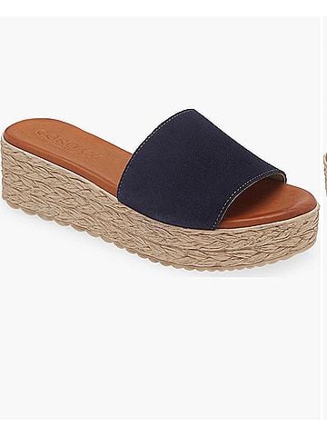 Cordani Women's Bizzy Wedge in Navy (view 1)