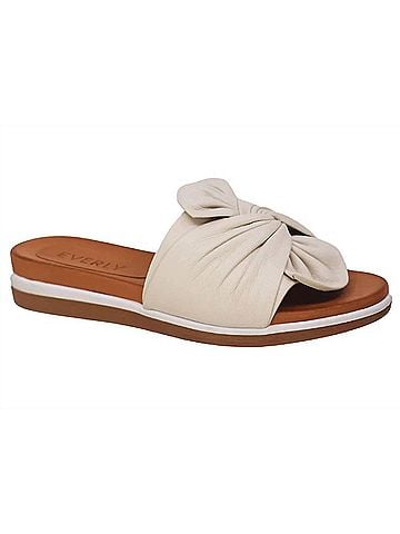 Everly Women's Hazel Sandal in Cream (view 1)