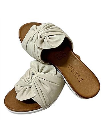 Everly Women's Hazel Sandal in Cream (view 2)