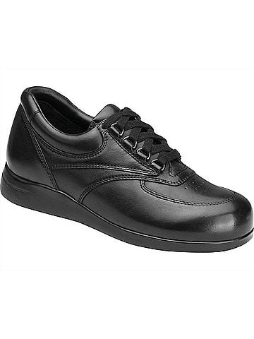 Drew Women's Blazer Oxford Shoes in Black Calf (view 1)