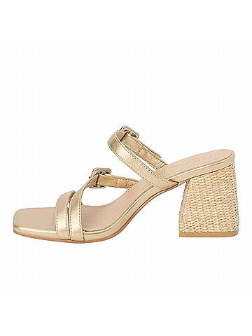 Matisse Women's Luau Open Toe Sandals in Gold (view 2)