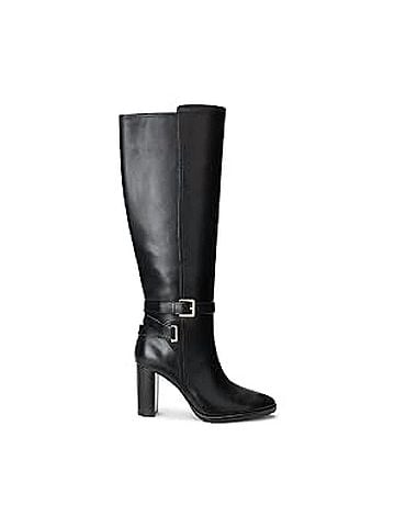 Ralph Lauren Women's Manchester Knee High Boot in Black (view 1)