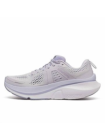 Saucony Women's Guide 18 Athletic Running Shoes in Wistful/Aster (view 2)