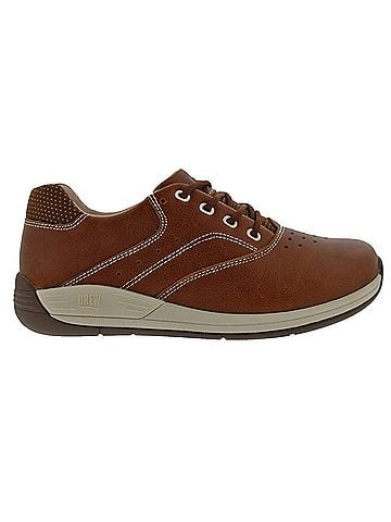 Drew Women's Tour Oxford Walking Shoes in Camel Leather (view 1)