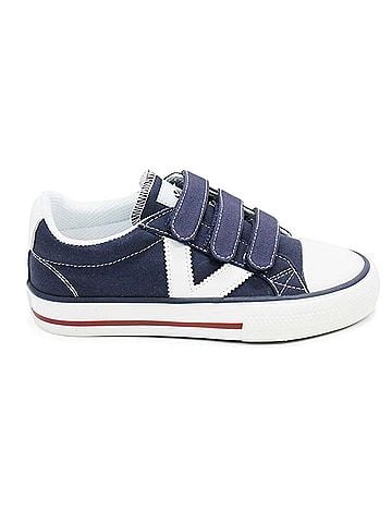 Victoria Girls' Tribu Canvas Sneakers in Marino (view 1)