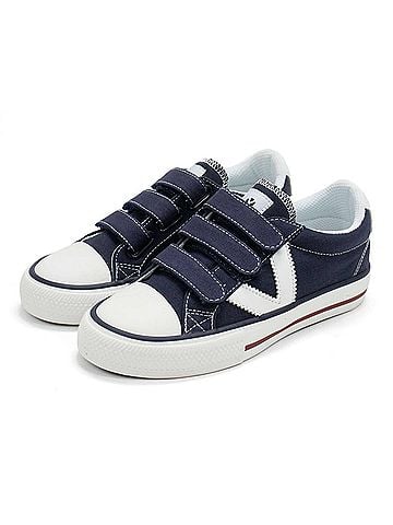 Victoria Girls' Tribu Canvas Sneakers in Marino (view 2)