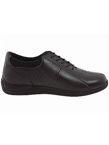 Drew Women's Tulip Active Shoes in Black Calf (view 1)