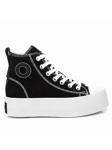 Refresh Women's Zip Up Sneakers in White (view 1)