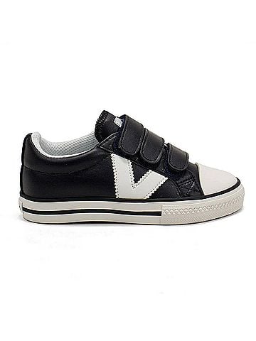 Victoria Boys' Tribu Contrast Straps Sneakers in Marino (view 1)