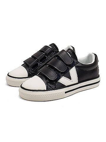 Victoria Boys' Tribu Contrast Straps Sneakers in Marino (view 2)