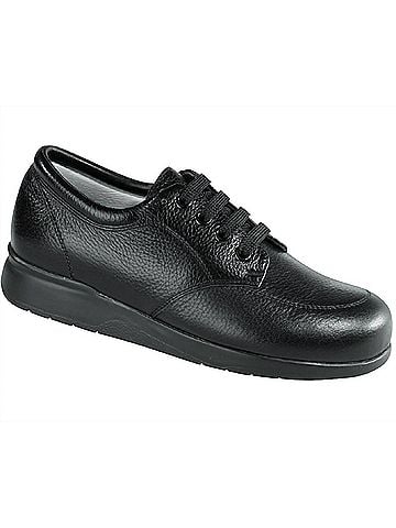 Drew Women's New Villager Walking Shoes in Black Soft Pebble (view 1)