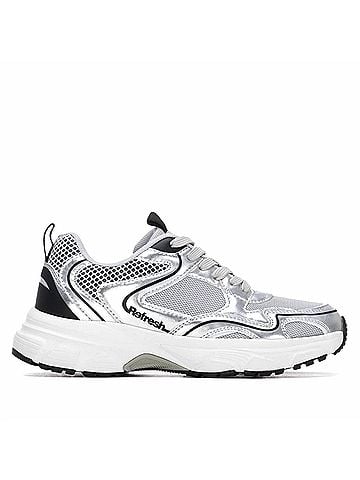 Refresh Women's Casual Sneakers in Silver (view 1)