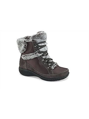 Aetrex Women's Fiona Weatherproof Boot in Charcoal (view 1)