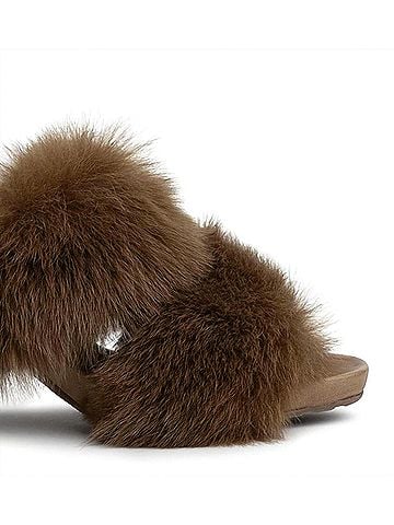 Pedro Garcia Women's Cissy Sandals in Tan Suede Churra (view 2)