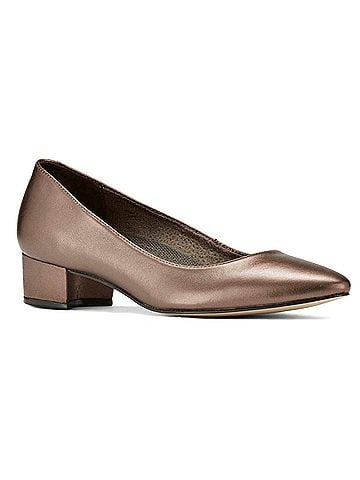 Ros Hommerson Women's Heidi Ii Pumps in Bronze Leather (view 1)