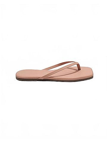 TKEES Women's Square Toe Lily Sandal in Nude Beach (view 1)
