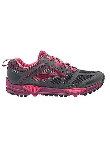 Brooks Women's Cascadia 11 Gtx Trail Running Shoes in Anthracite/Teaberry/Rasberry Radiance (view 1)