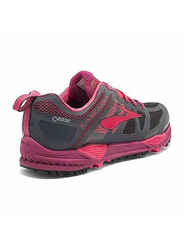 Brooks Women's Cascadia 11 Gtx Trail Running Shoes in Anthracite/Teaberry/Rasberry Radiance (view 2)