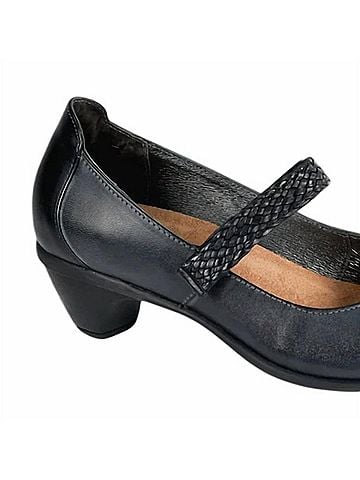 Naot Women's Forward Maryjane Shoes in Vin Ash/Blk Raven/Leather (view 2)