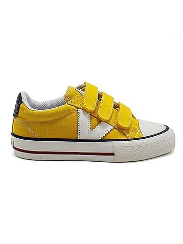 Victoria Girls' Tribu Canvas Sneakers in Mostaza (view 1)
