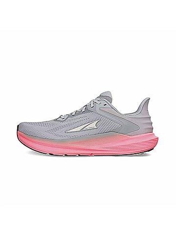 Altra Women's Torin 8 Running Shoes in Grey/Pink (view 2)