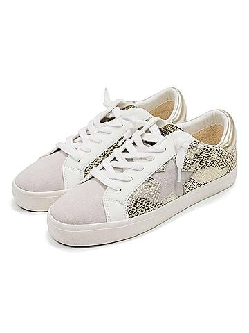 Vintage Havana Women's Kate Fashion Sneakers in Gold Snake Multi (view 2)