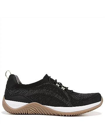 Ryka Women's Echo Sky Wide Sneaker in Black (view 1)