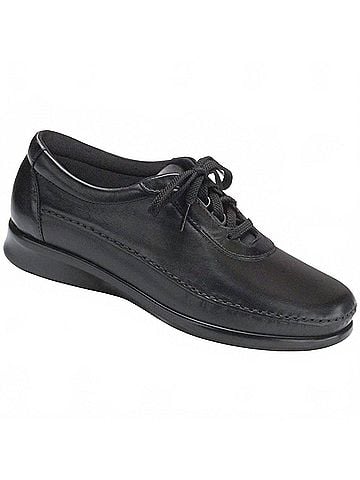 SAS Women's Traveler Active Lace Up Shoe in Black (view 2)