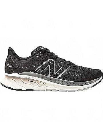 New Balance Women's Fresh Foam X 860v13 Shoe in Black/White/Castlerock (view 1)