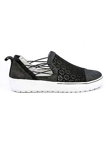 Jambu Women's Erin Slip-On Shoes in Black (view 1)