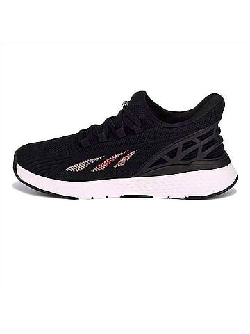 Drew Women's Halo Step In Walking Shoes in Black Mesh Combo (view 2)