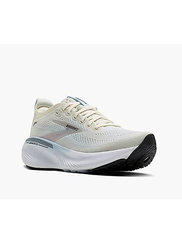 Brooks Women's Adrenaline Gts 25 Shoes in Star White/ Nantucket/ Chrome (view 1)