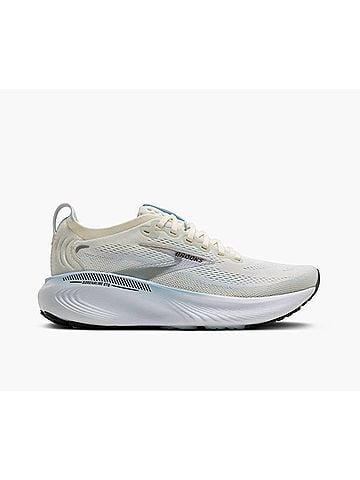 Brooks Women's Adrenaline Gts 25 Shoes in Star White/ Nantucket/ Chrome (view 2)