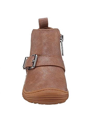 Nina Girls' Kaytee Booties in Tan/Brown (view 2)