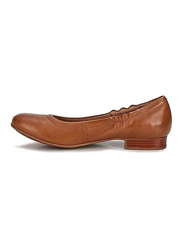 Ros Hommerson Women's Tess Flat Slip On Shoes in Luggage (view 2)